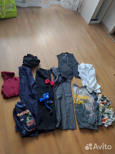 Вещи на мальчика 8-9лет пакетом
