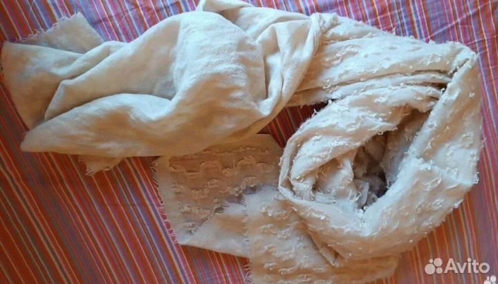 Кашемировый шарф длинный палантин 100% кашемир