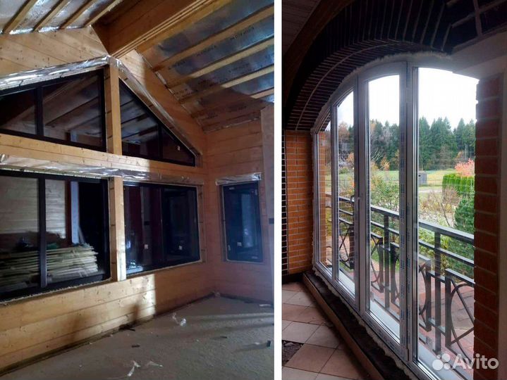 Остекление балконов лоджий, окна Veka под ключ