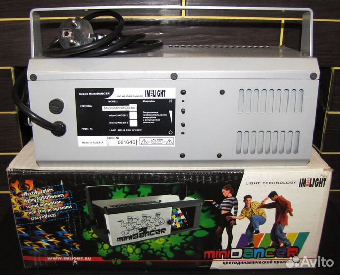 Светомузыка Microdancer Disco 50 IML Цвет Gobo Mic