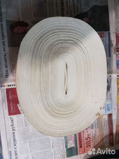 Бумага в больших рулонах