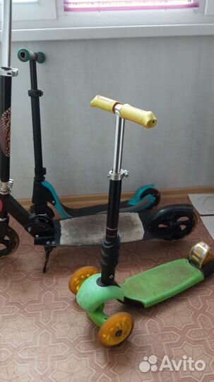 Самокаты трёх и двухколесные