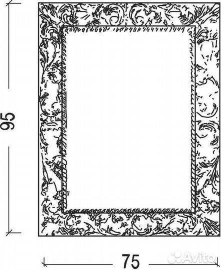 Зеркало Boheme Armadi Art NeoArt 75 515-м Золото