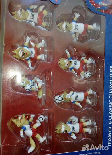 Набор фигурок талисман футбол 2018 форма России