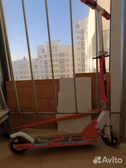 Самокат с лыжами