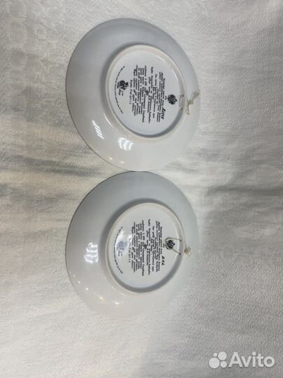 Настенные тарелки лфз из серии жар-птица 1989г