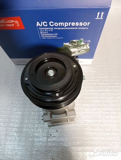 Компрессор кондиционера KIA rio 3 hyundai solaris1