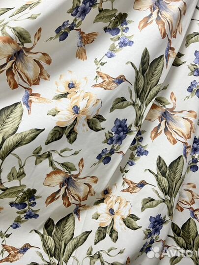 Ткань для штор принт