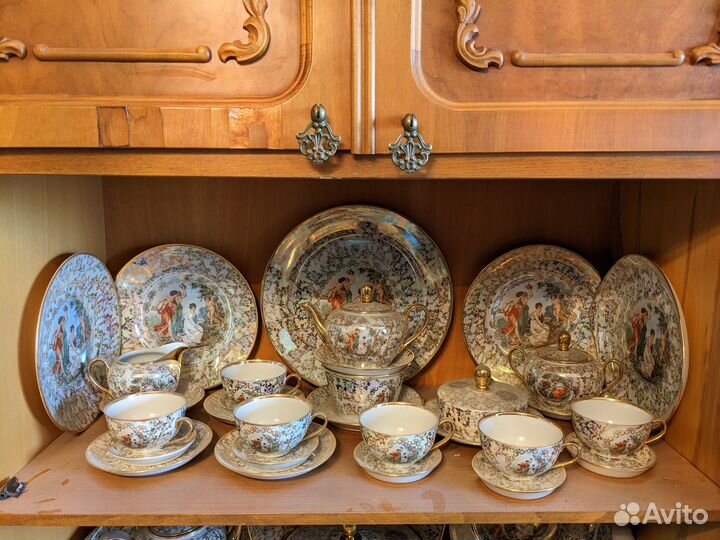 Сервиз Мадонна паутинка Fortuna ГДР 69 предметов