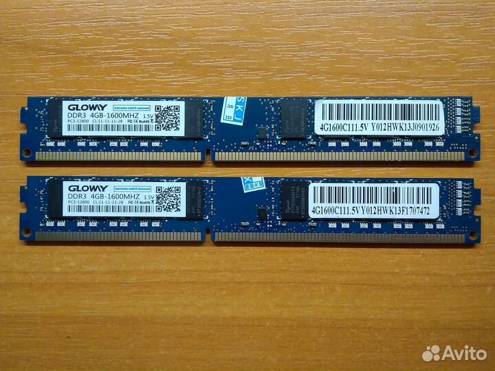 DDR3 8Gb(4Gbx2) 12800