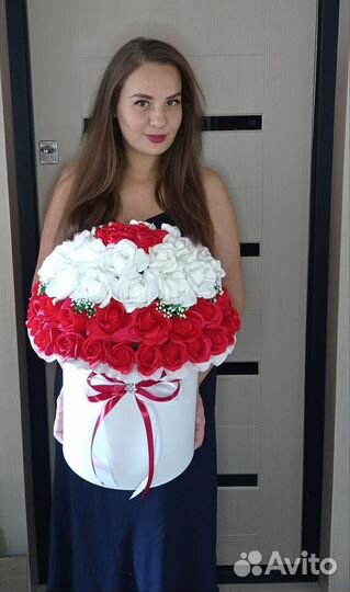 Букет из мыльных цветов