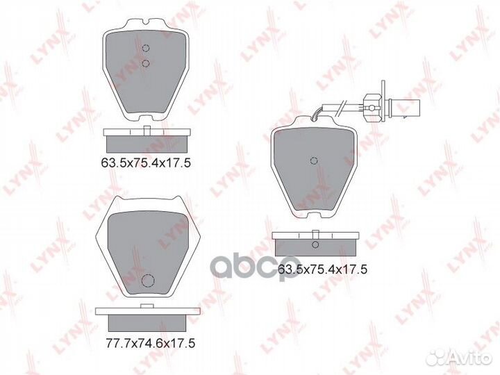 Колодки тормозные передние audi A6 1.8-4.2 98-0