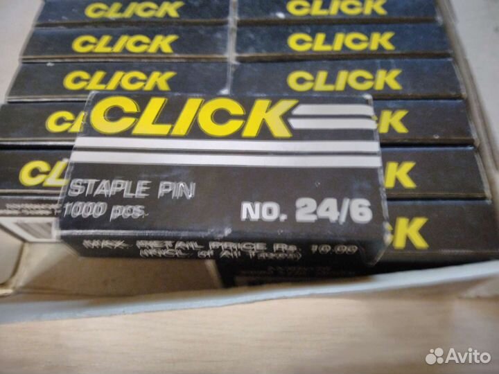 Скобы Click для степлера 24/6