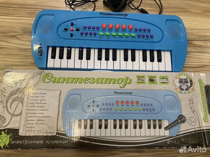 Пианино детское с микрофоном