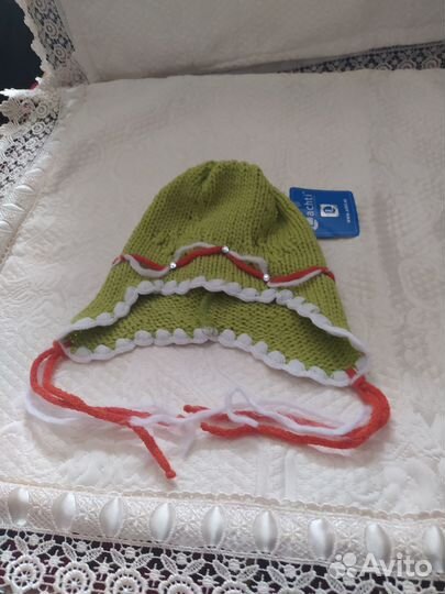 Детские шапочки для девочек весна-осень 52 Размер