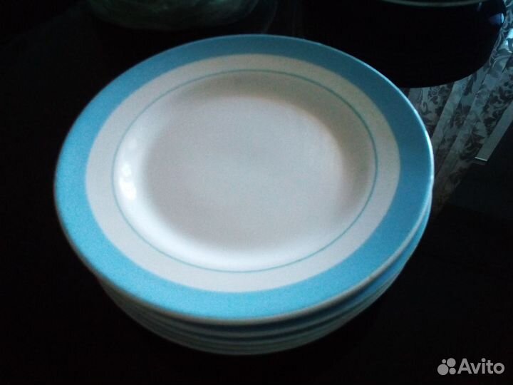 Тарелки винтаж: Конаково Зик, Дулево разные