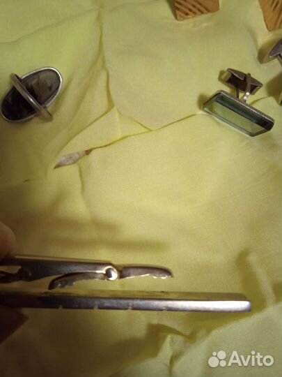 СССР запонки, кольца, зажим для галстука