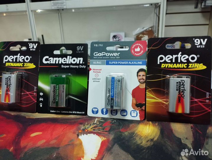 Большой Выбор Батареек AA,AAA, Крона, Таблетки