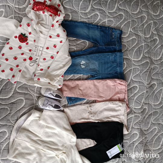 Вещи на девочку 6-12 мес, next, hm и др