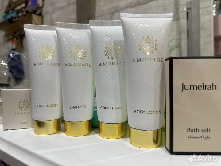 Amouage оригинал лосьон, шампунь, гель, мыло