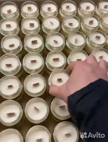 Натуральный соевый воск для контейнерных свечей