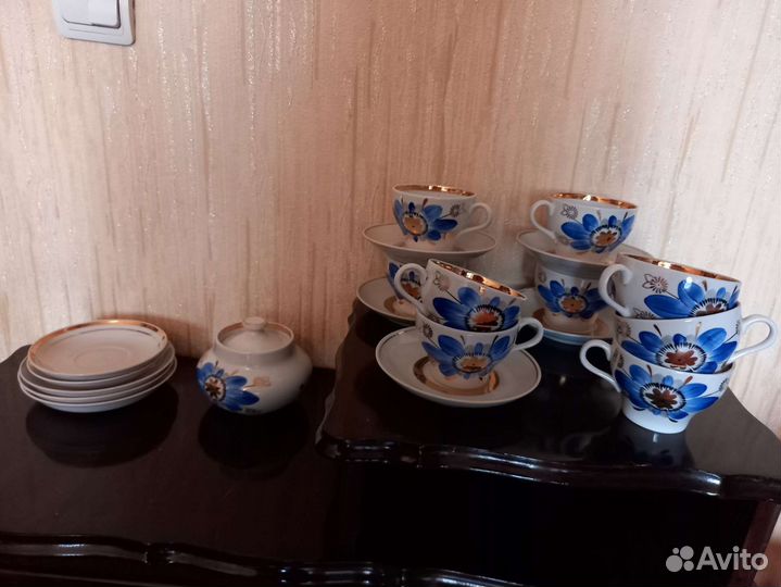 Чайный сервиз СССР винтаж