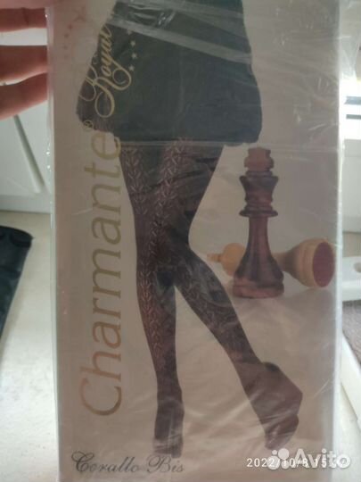 Колготы женские с рисунком размер L