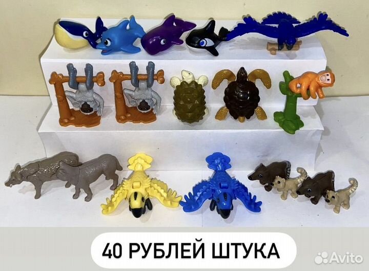 Киндер Натунс Natoons. Животные. Игрушки