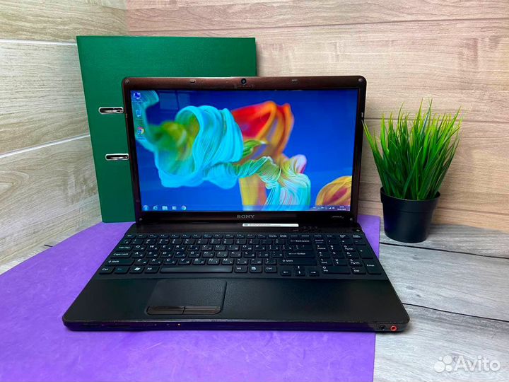Ноутбук sony vaio для работы и учёбы с гарантией