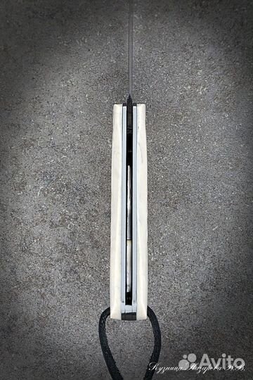 Нож складной Чибис сталь Х12мф накладки акрил Слон