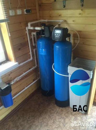 Фильтр обезжелезивания и умягчения воды 1056