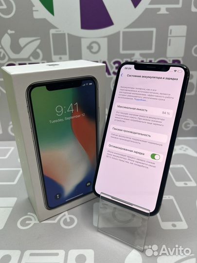 iPhone X 64gb Акб 94