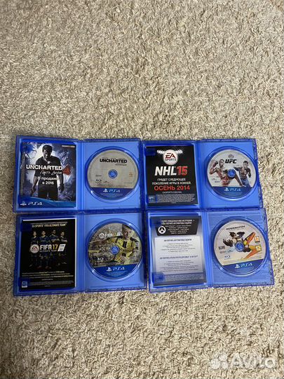 Uncharted коллекция/UFC/FIFA17. Игры на PS4