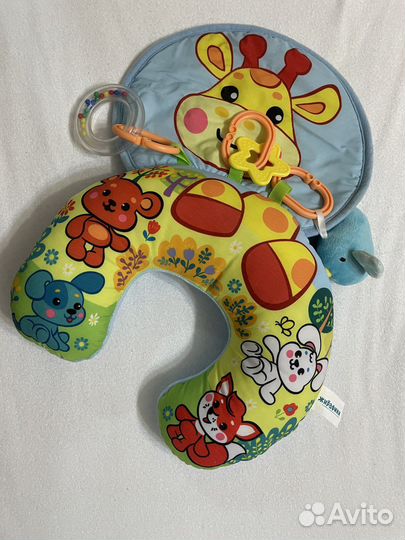 Коврик подушка развивающий Жирафики в упаковке