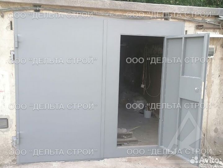 Ворота распашные двустворчатые 2040х2540мм