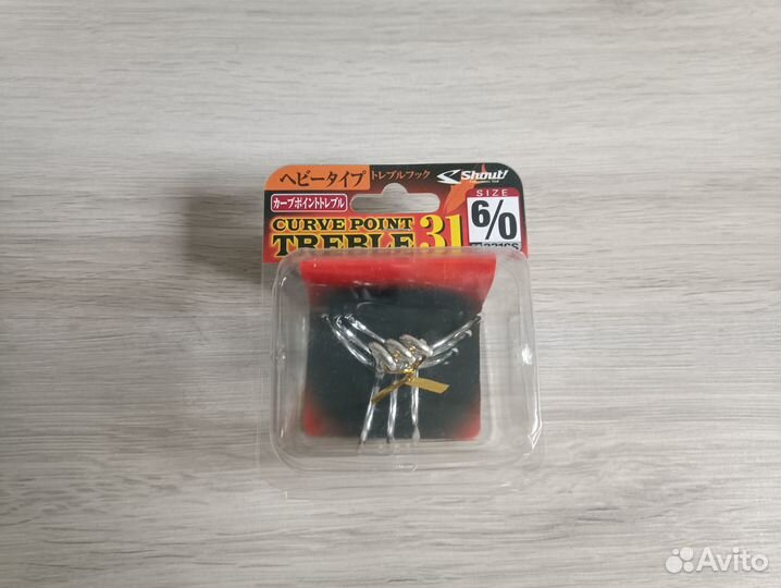 Тройник морской Shout Curve Point Treble 231CS