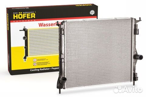 Радиатор охлаждения renault Logan(08);LADA Largus