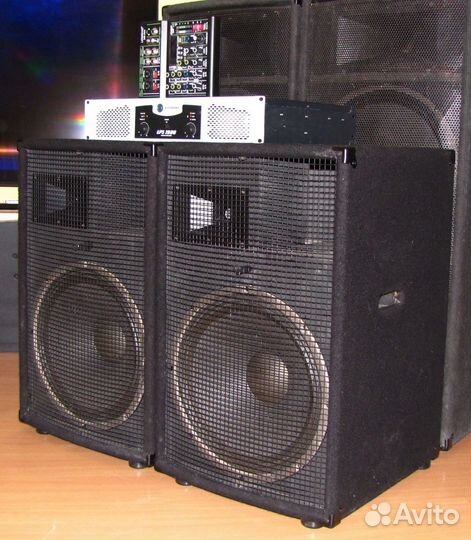 Колонки Eminence 1301W 2ш т Pro BD-38sm+AMP+Mixer