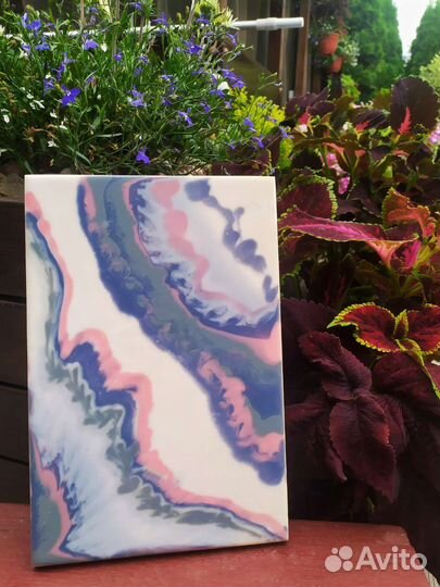 Интерьерная картина из эпоксидной смолы 20х30 см