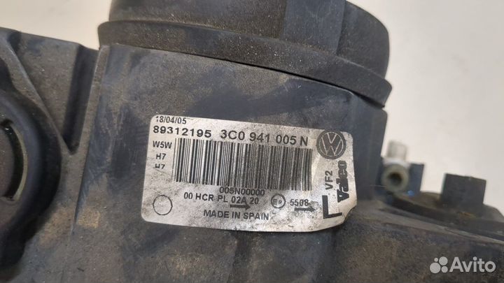 Фара (передняя) левая Volkswagen Passat 6