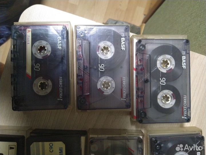 Аудиокассеты с записью tdk basf sunny