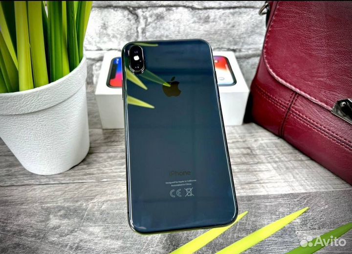 iPhone X 64gb Space Grey Идеальный Гарантия