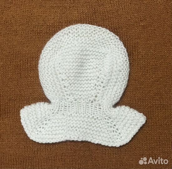 Шапочка 0-3 мес, 100 шерсть