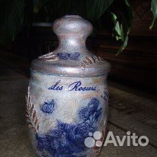 Винтажная баночка ручная работа