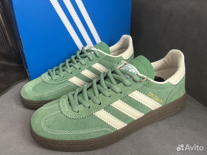 Кроссовки Adidas Spezial green зеленые