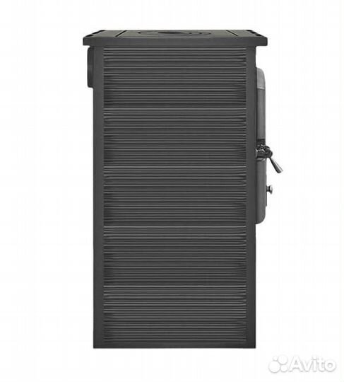 Печь-камин этна (бкд) с плитой Антрацит высокий