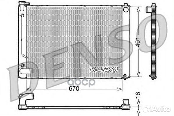 Радиатор Toyota Harrier (XU30) 03-13 / Lexus RX
