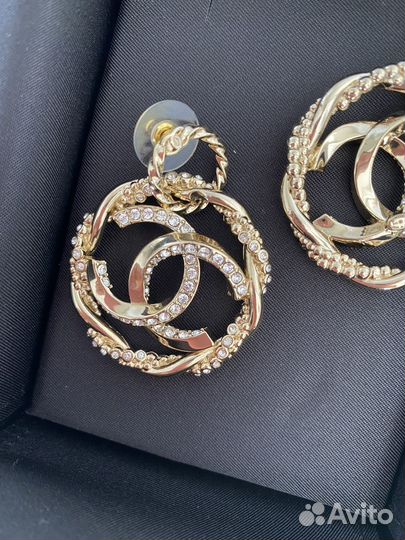 Серьги Chanel оригинал