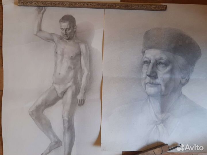 Рисунки, графика. Уличные рекламные плакаты