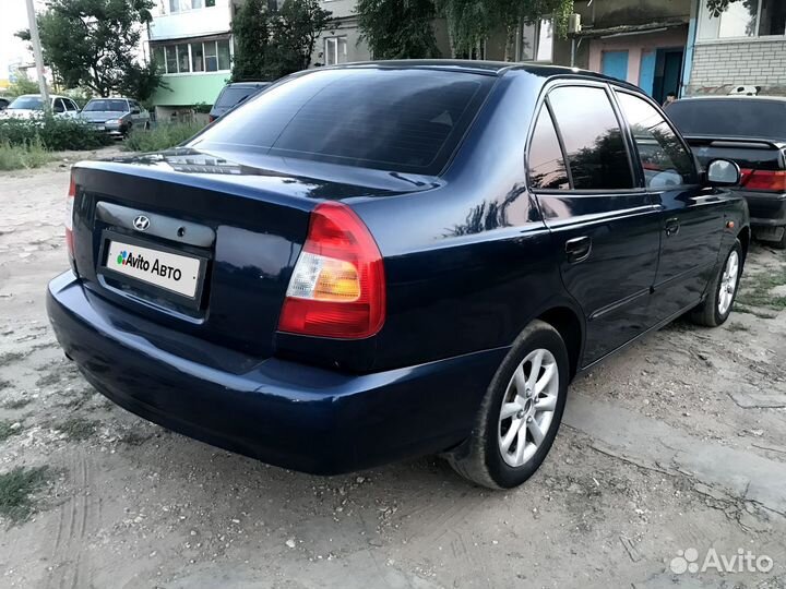 Hyundai Accent 1.5 МТ, 2008, 169 702 км